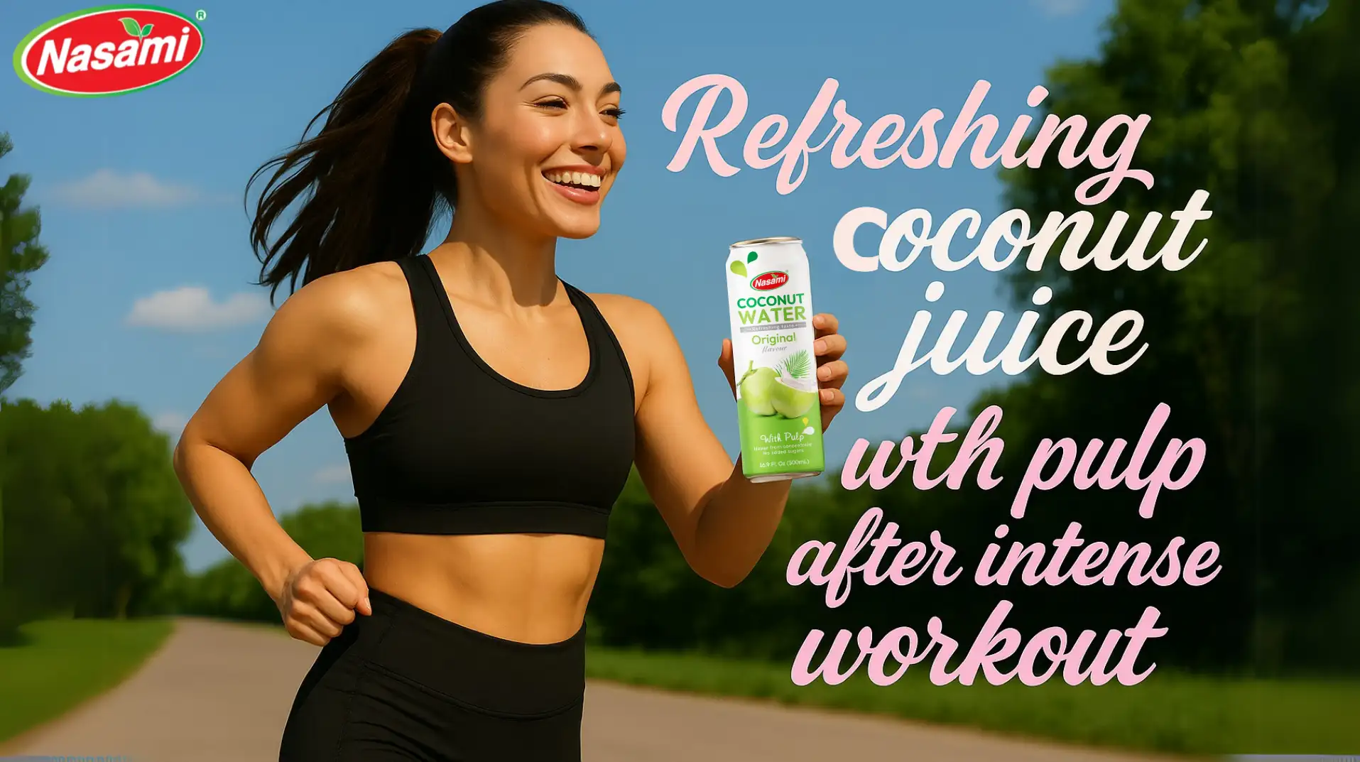 14 Powerful Days Drinking Young Coconut Juice with Pulp 2 Refreshing coconut juice with pulp after intense workout