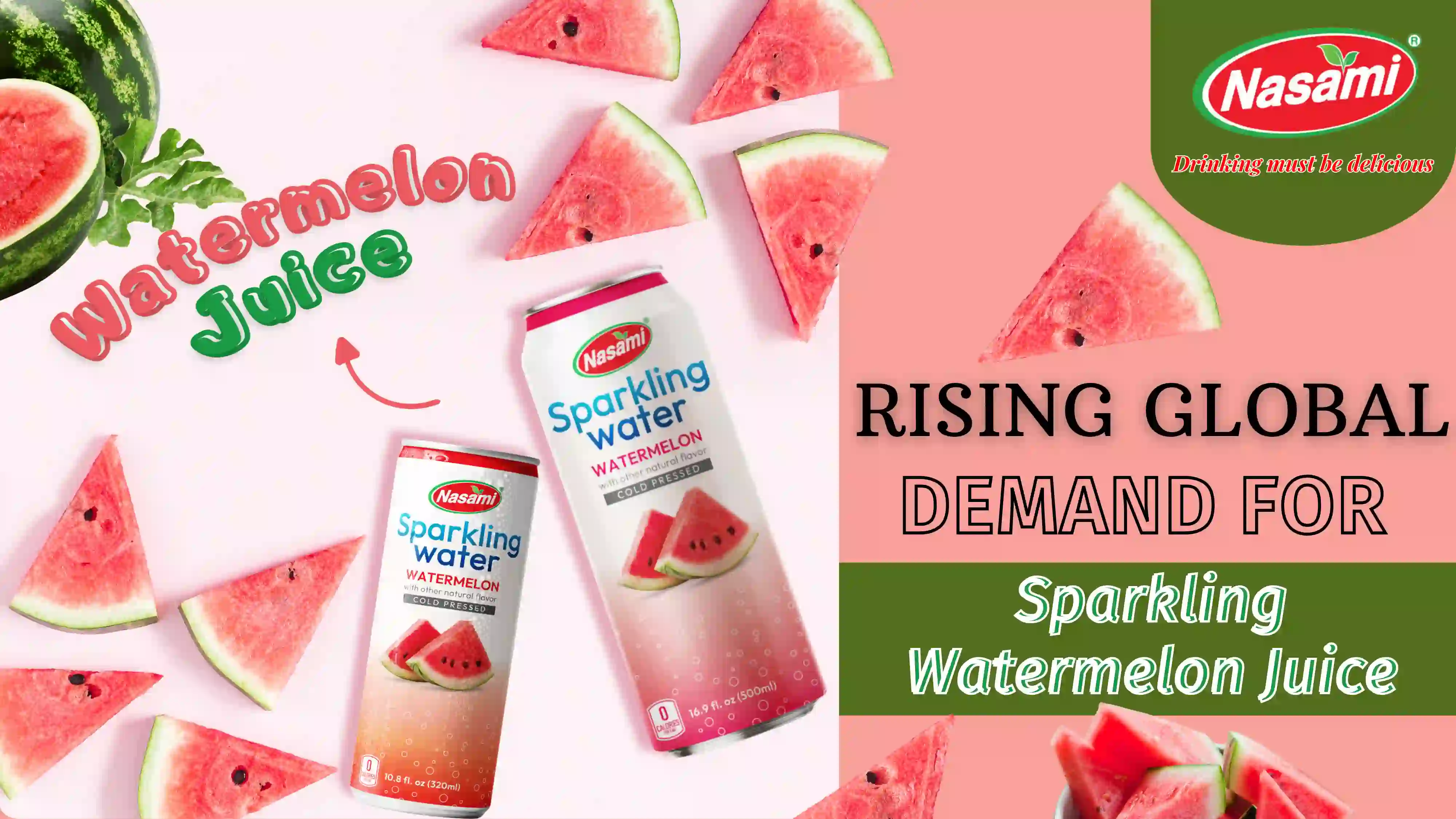 Sparkling Watermelon Juice OEM – 5 Reasons B2B Buyers Love 2 Rising Global Demand for Sparkling Watermelon Juice