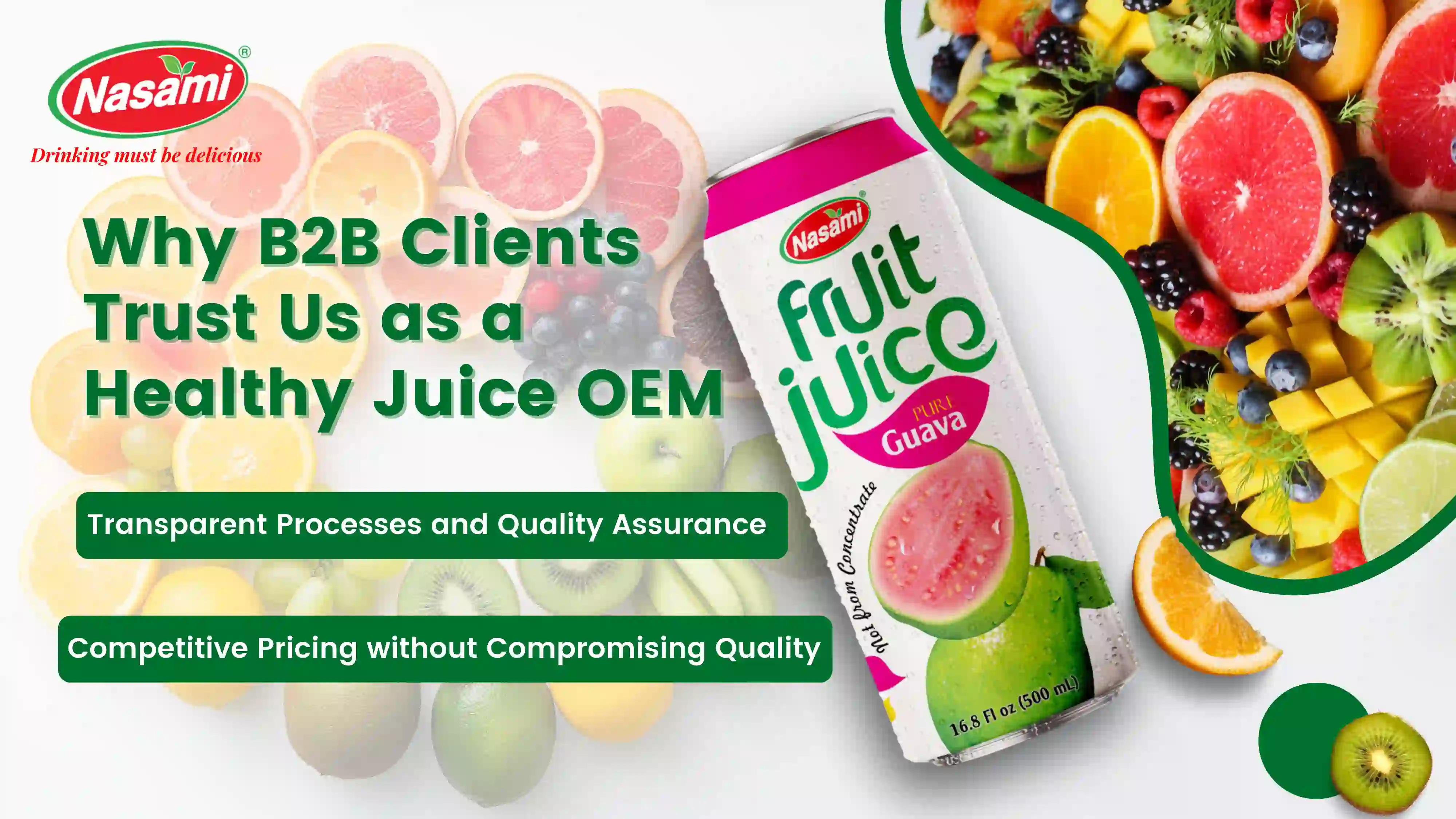 Healthy Juice OEM – 6 Reasons B2B Clients Choose Us 3 Why B2B Clients Trust Us as a Healthy Juice OEM