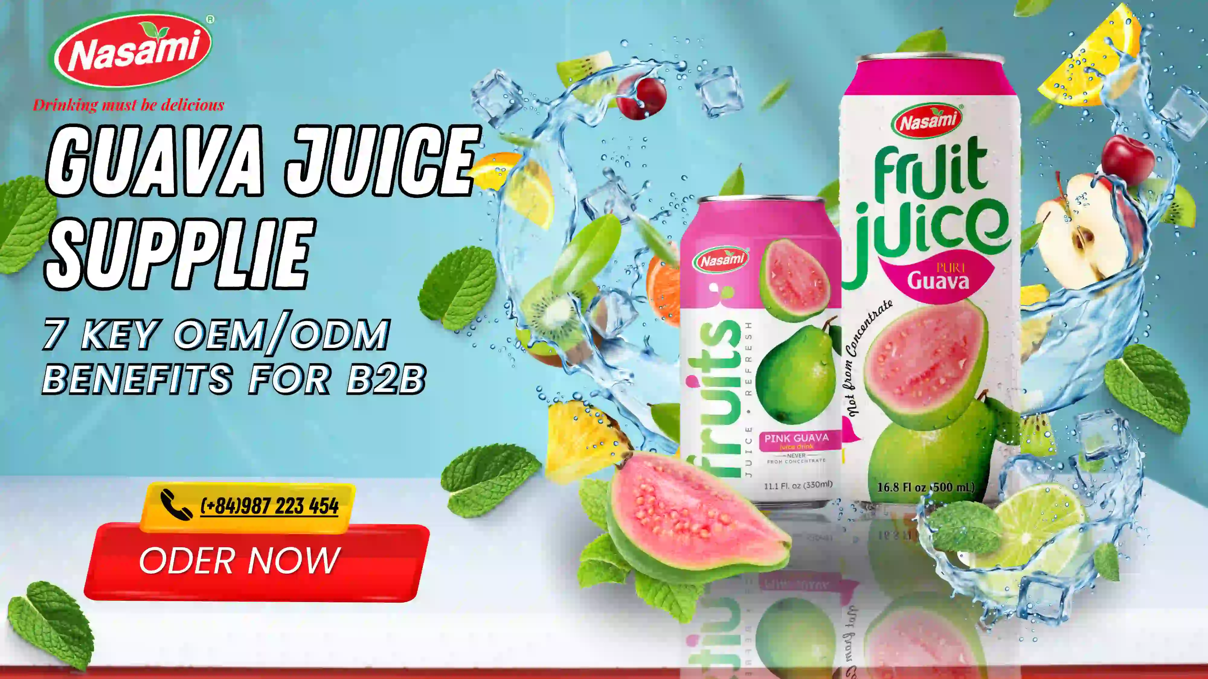 Guava Juice Supplier – 7 Key OEM/ODM Benefits for B2B