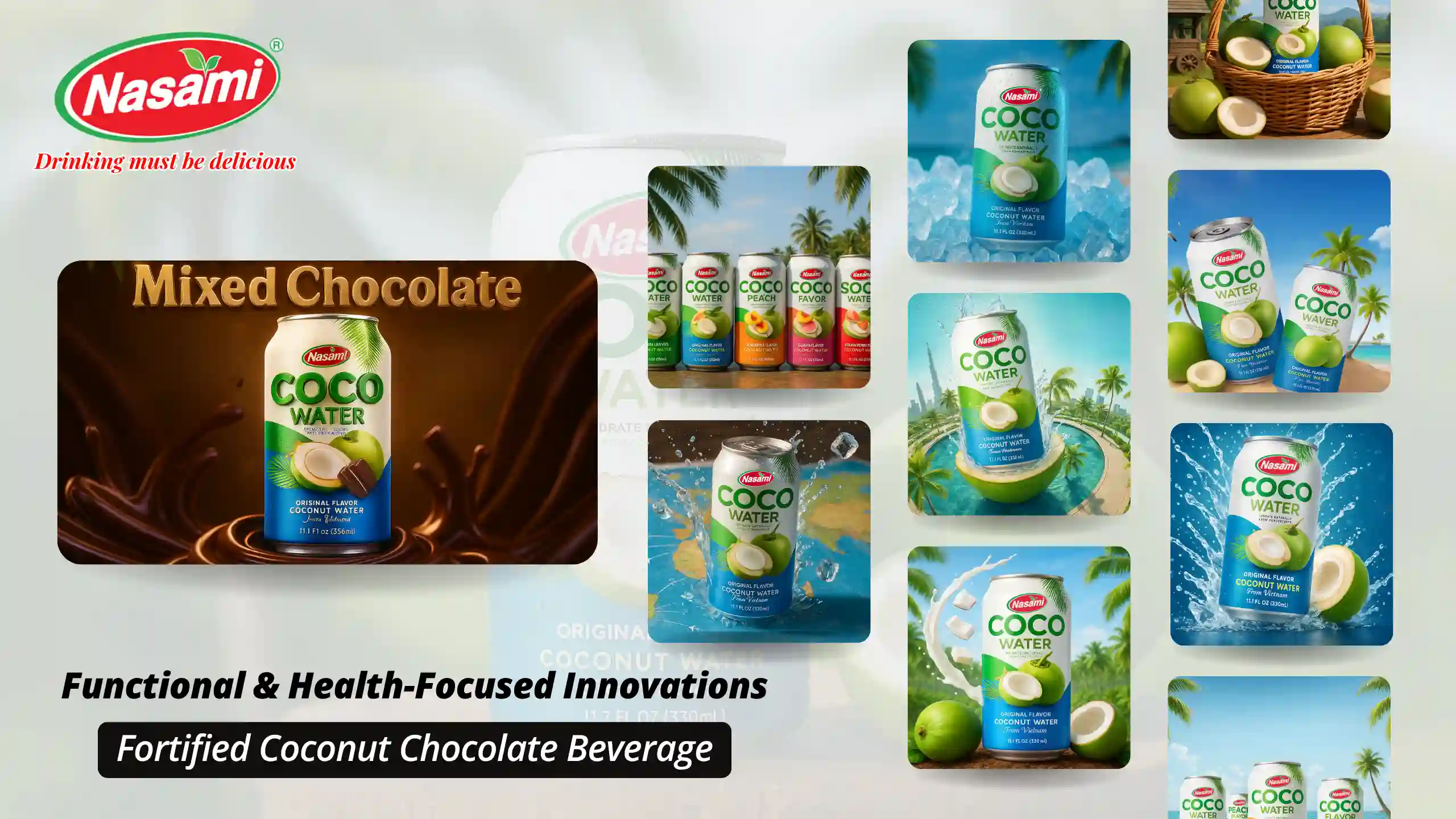 Coconut Water Mixed Chocolate – 5 Unique OEM Concepts That Wow B2B Customers 3 Functional & Health-Focused Innovations