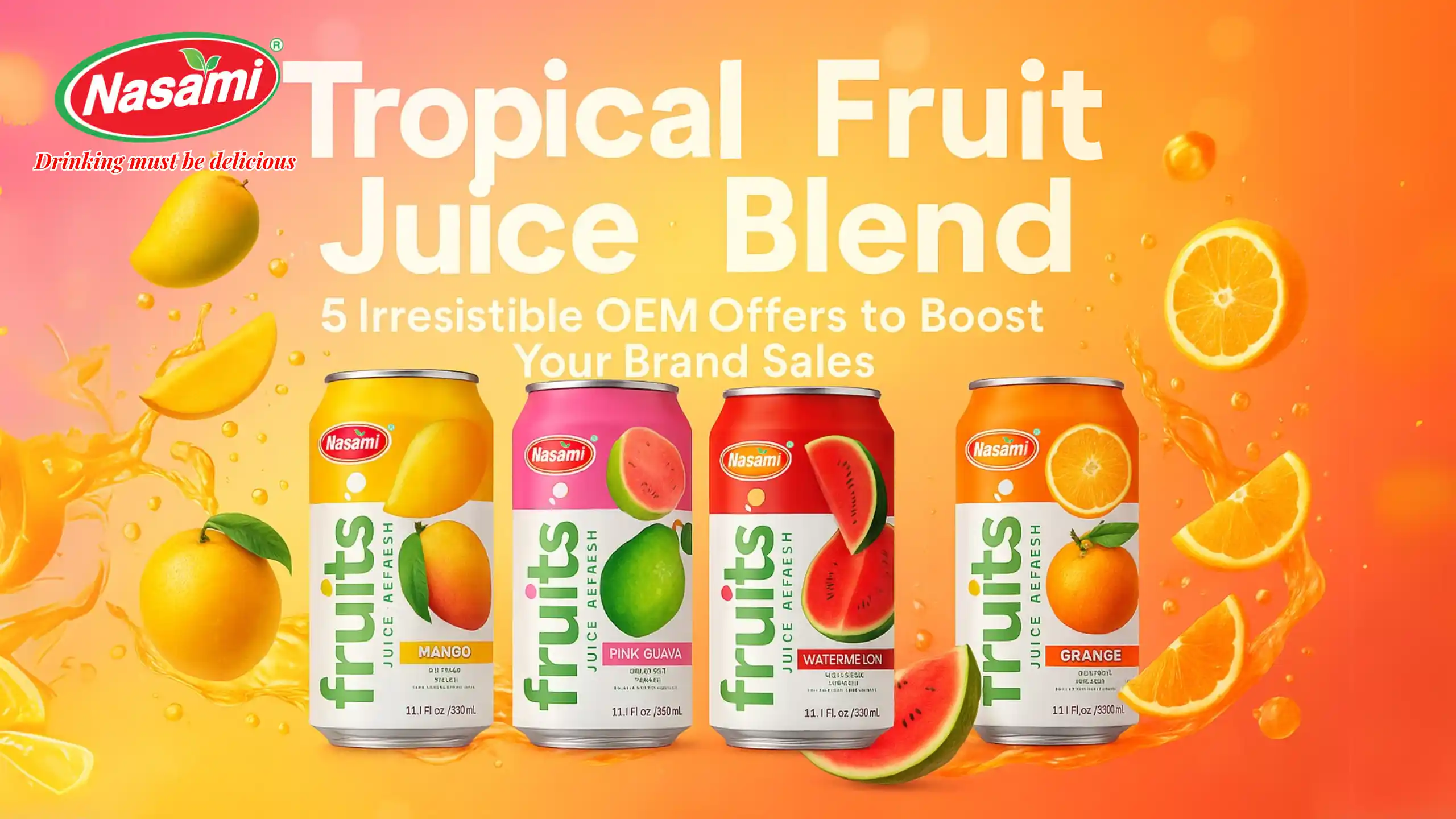 Tropical Fruit Juice Blend – 5 Irresistible OEM Offers to Boost Your Brand Sales