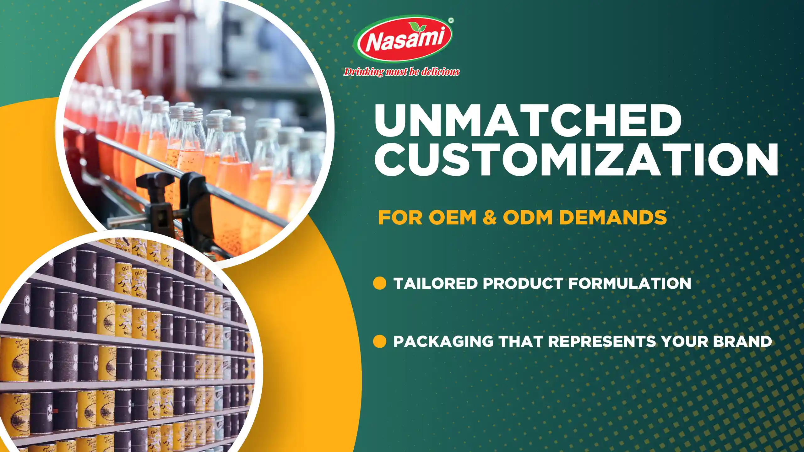 Mango Juice Exporter – Unlock Game-Changing B2B OEM.... 1 Unmatched Customization for OEM & ODM Demands.