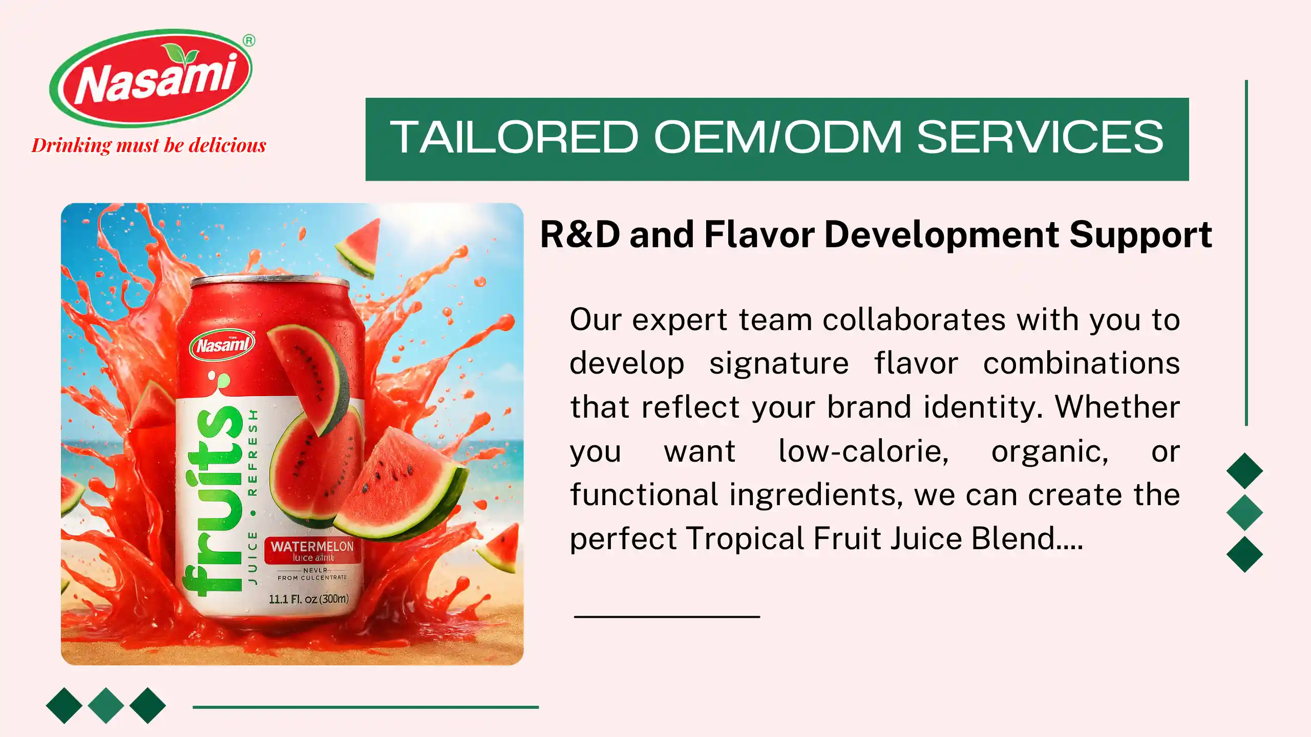 Tropical Fruit Juice Blend – 5 Irresistible OEM Offers to Boost Your Brand Sales 4 Tailored OEM/ODM Services