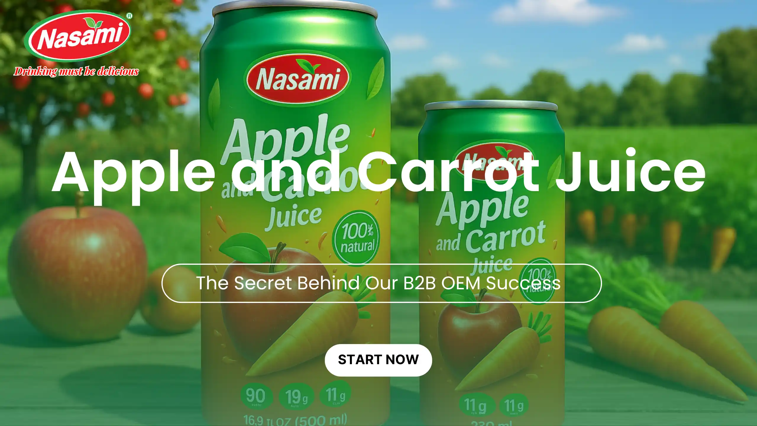 Apple and Carrot Juice – The Secret Behind Our B2B OEM Success
