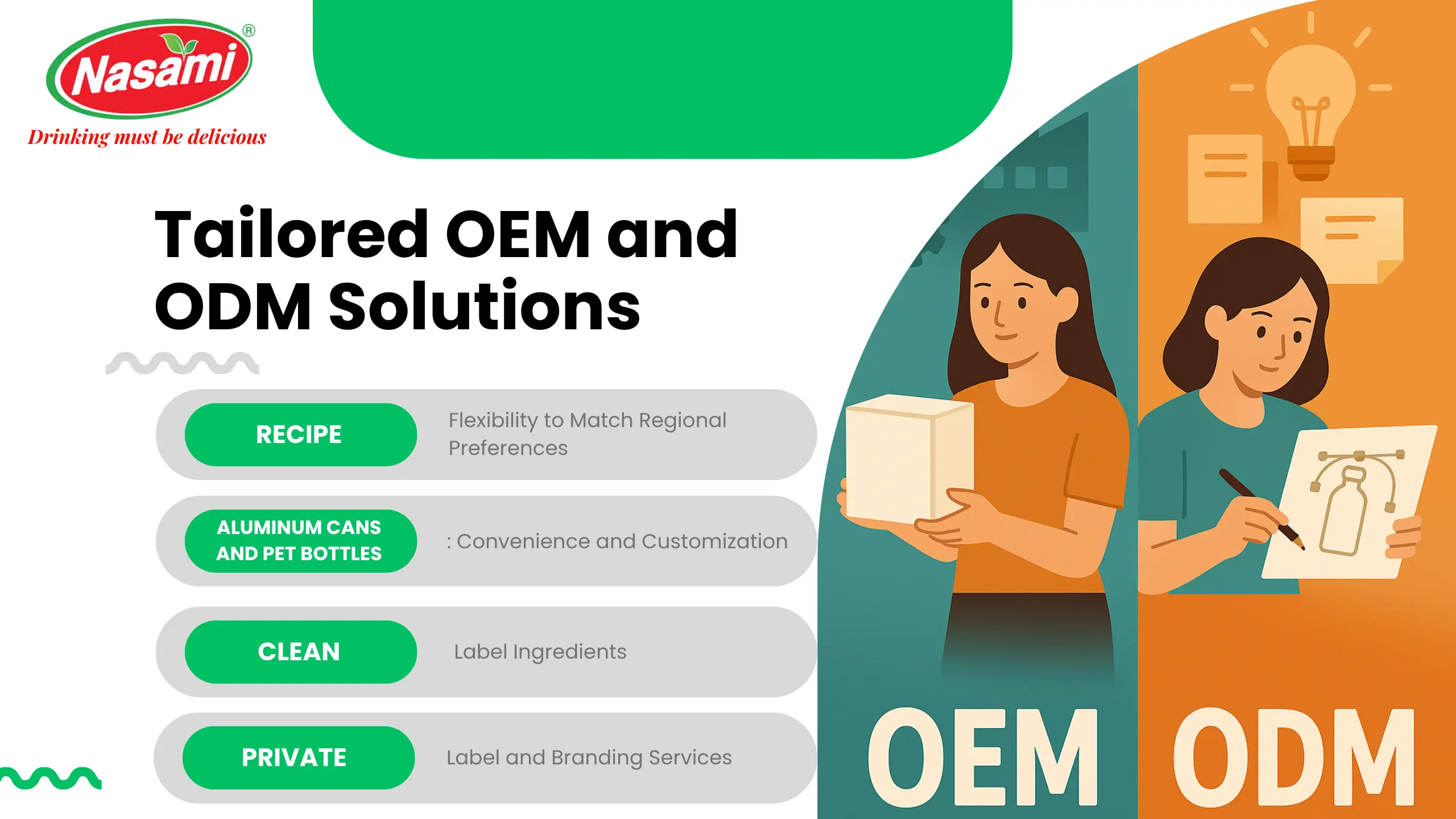 Apple and Carrot Juice – The Secret Behind Our B2B OEM Success 3 Tailored OEM and ODM Solutions
