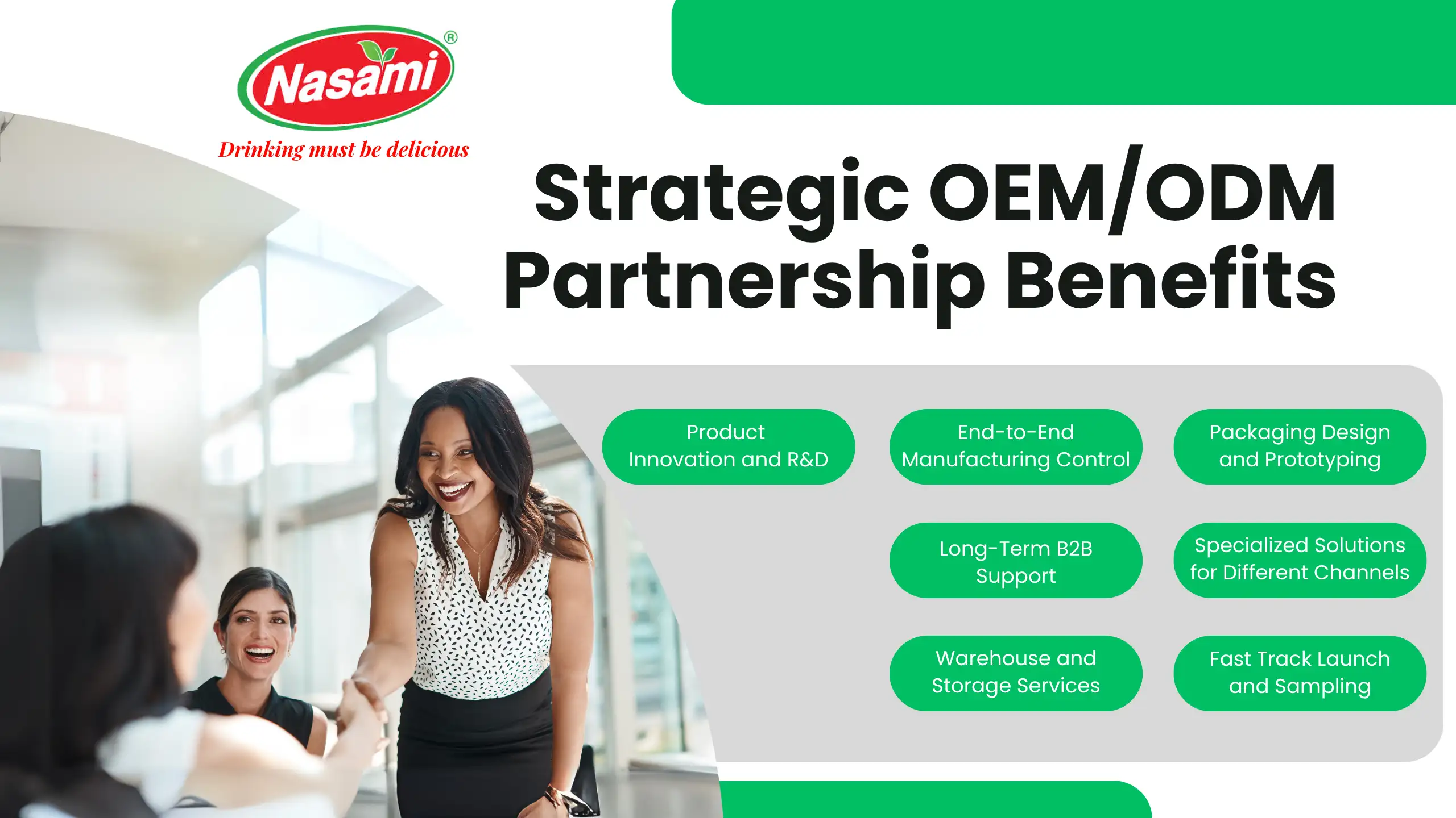Apple and Carrot Juice – The Secret Behind Our B2B OEM Success 7 Strategic OEM/ODM Partnership Benefits
