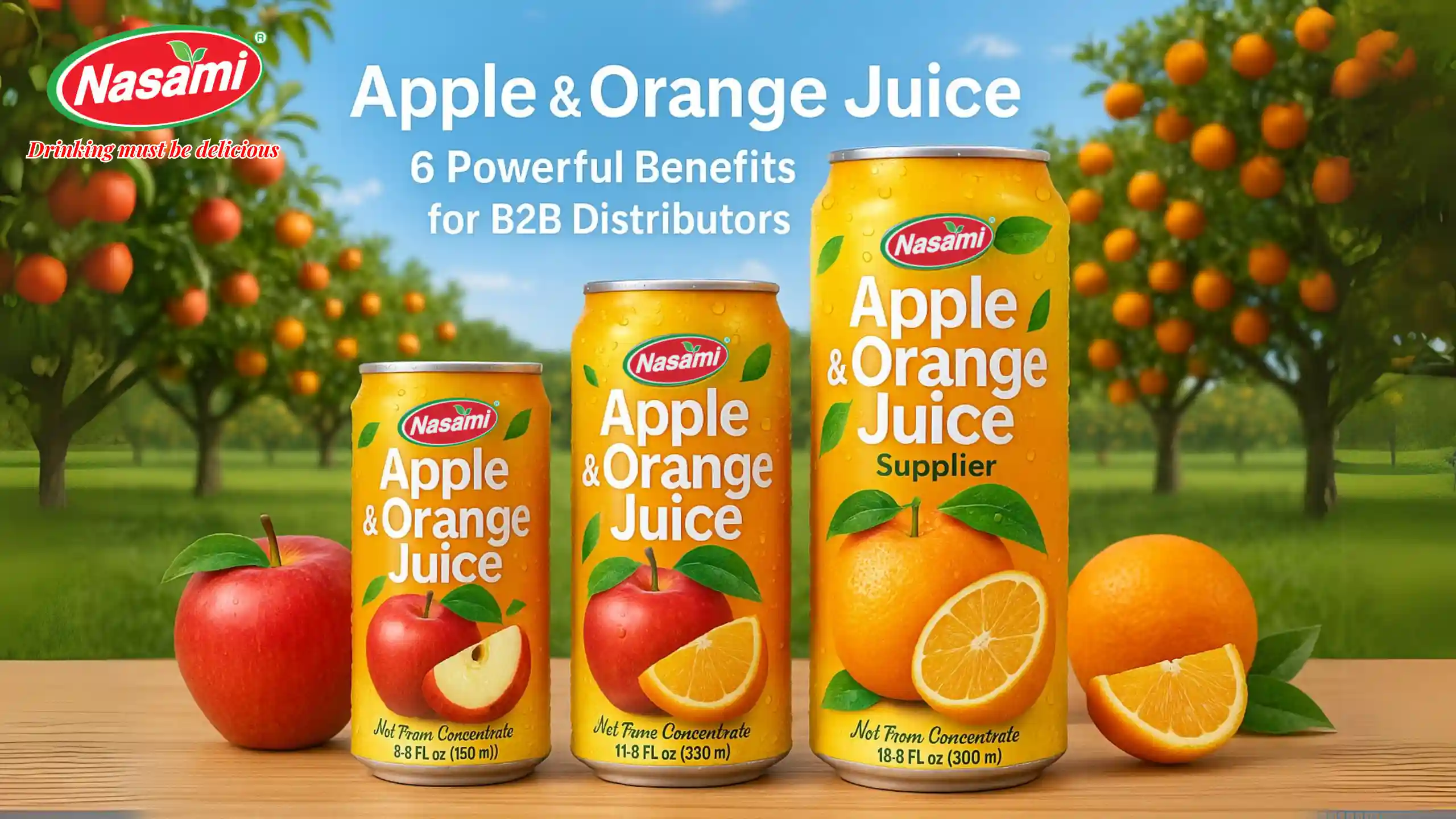 Apple Orange Juice Supplier – 6 Powerful Benefits for B2B Distributors