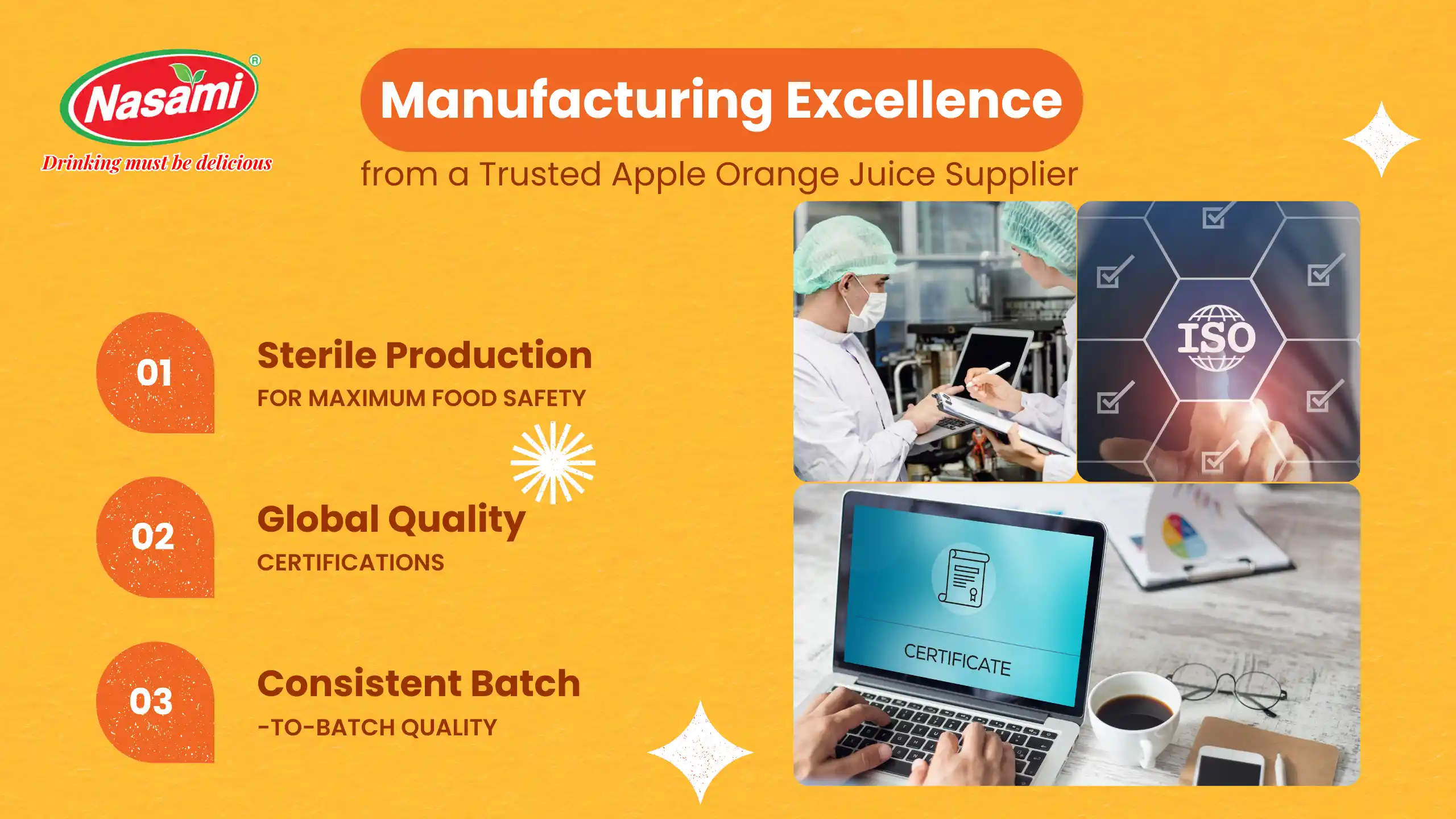Apple Orange Juice Supplier – 6 Powerful Benefits for B2B... 3 Manufacturing Excellence from a Trusted Apple Orange Juice Supplier