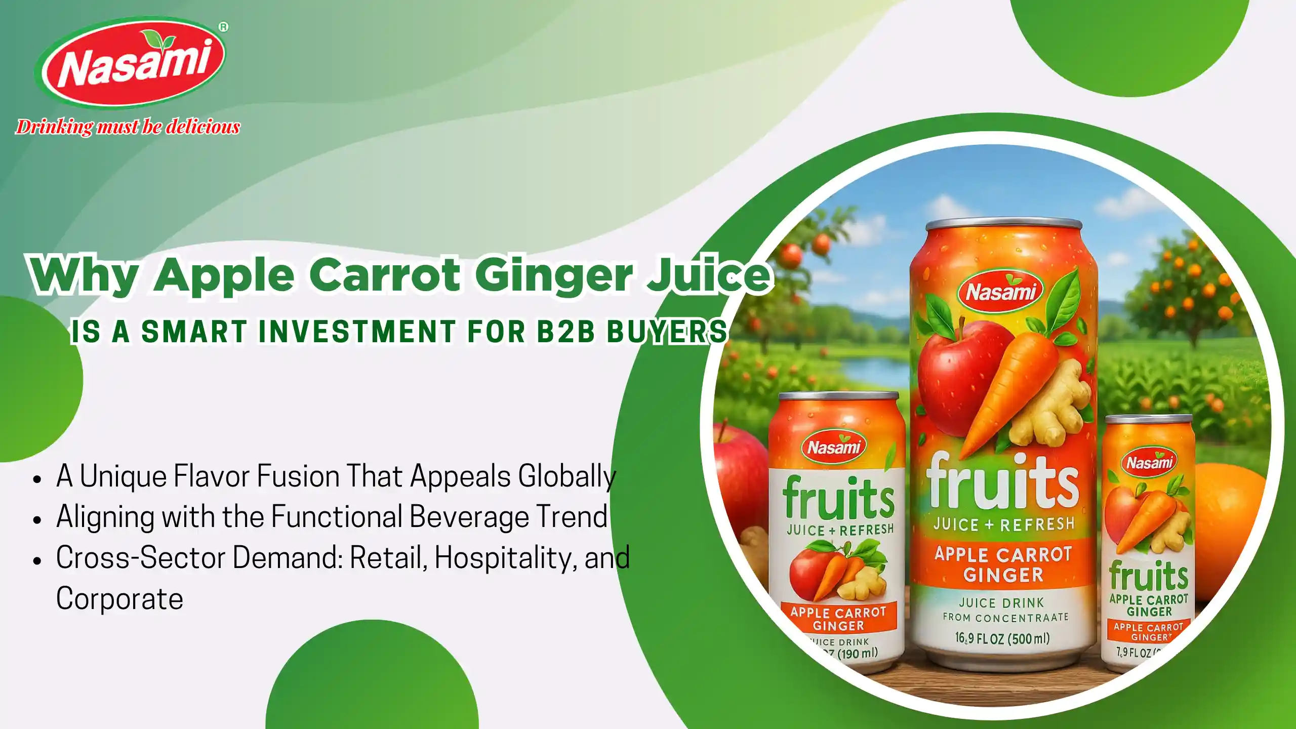 Apple Carrot Ginger Juice for B2B – Discover 5 Powerful OEM 1 Why Apple Carrot Ginger Juice is a Smart Investment for B2B Buyers