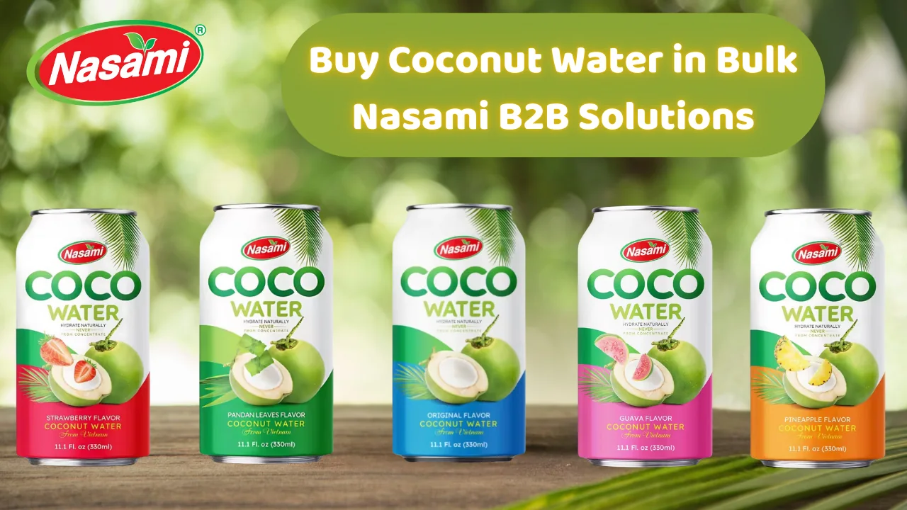 Buy Coconut Water in Bulk – Nasami B2B Solutions