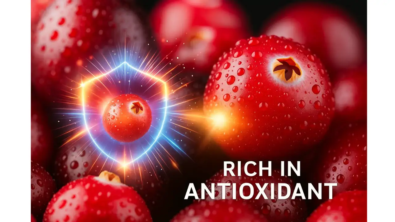 4 Healthy Reasons to Pick Cranberry Juice Not Made From Concentrate 2 Close-up of fresh cranberry juice not made from concentrate rich in antioxidants