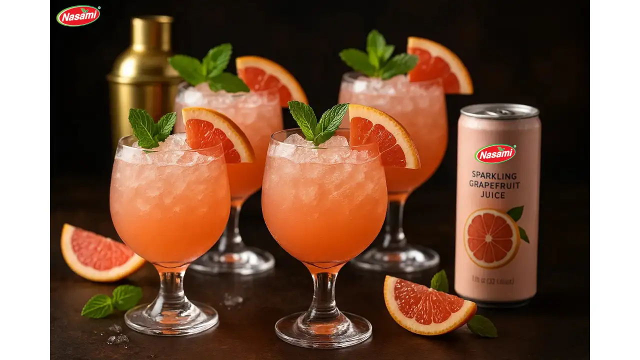 Discover 7 Amazing Sparkling Grapefruit Juice Refreshers 2 Cocktail Mocktail Serving Scene