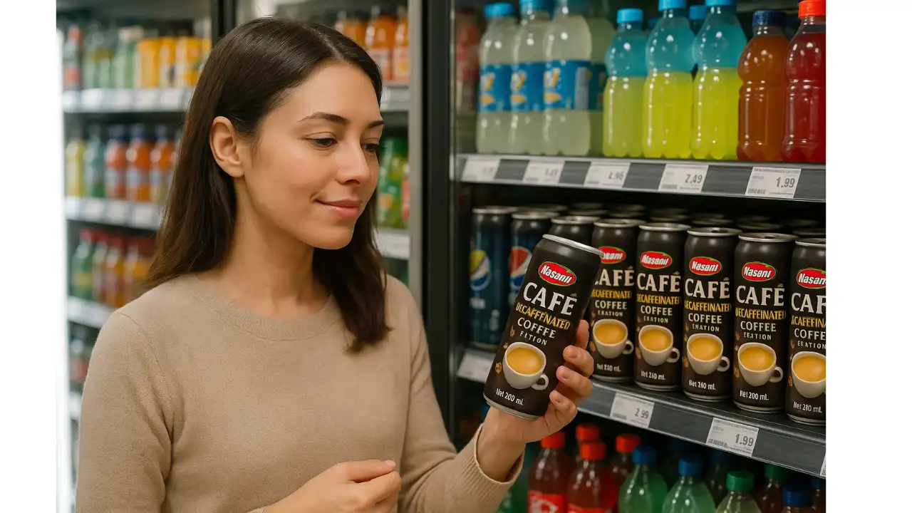 Switch to Coffee Without Caffeine: 7 Powerful Reasons Today 2 Health-conscious woman choosing caffeine-free coffee for better wellness