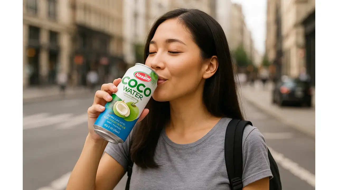Young Coconut in Can: 5 Reasons Why It's the Best Beverage Choice 5 Healthy hydration with canned young coconut water - perfect for on-the-go