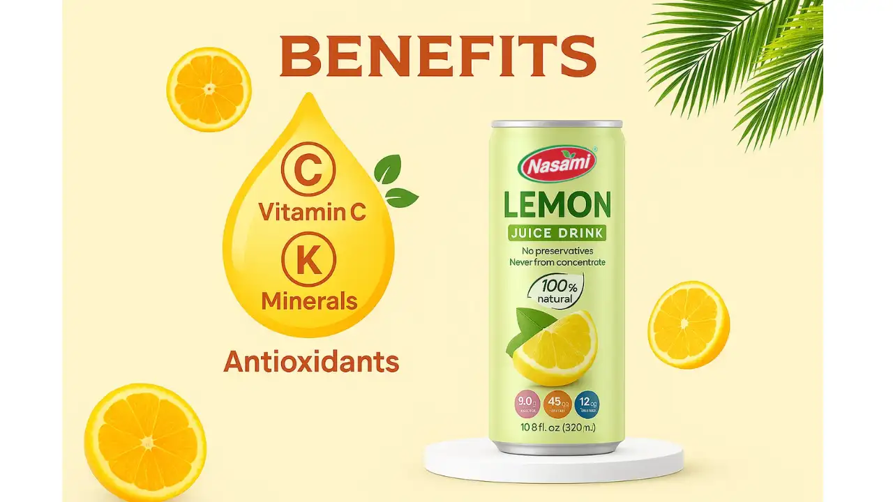 10 Powerful Reasons Why Pure Lemon Juice Not From Concentrate Reigns Supreme 3 Infographic highlighting high Vitamin C and nutrient retention in pure lemon juice not from concentrate.