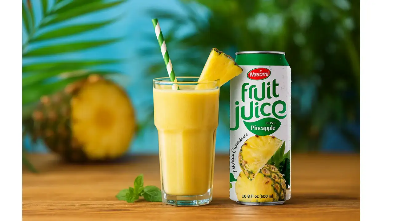 5 Must-Try Canned Juices with Pulp for a Healthy Boost on Nasami 8 Making a healthy smoothie with Nasami Canned Juices with Pulp