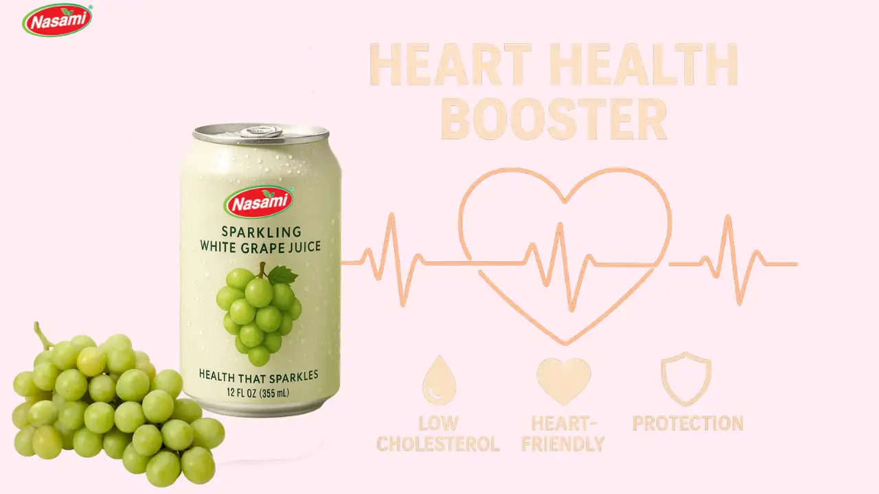 Sparkling White Grape Juice: 7 Amazing Health Benefits 8 NASAMI Heart Health Booster