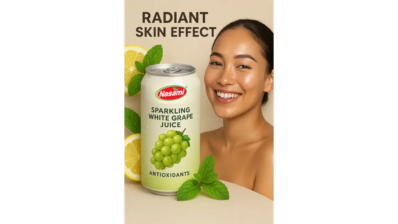 Sparkling White Grape Juice: 7 Amazing Health Benefits 9 NASAMI Radiant Skin Effect