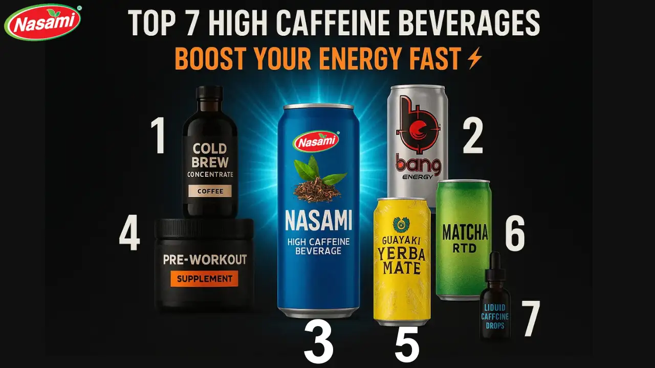 Top 7 High Caffeine Beverages to Boost Your Energy Fast