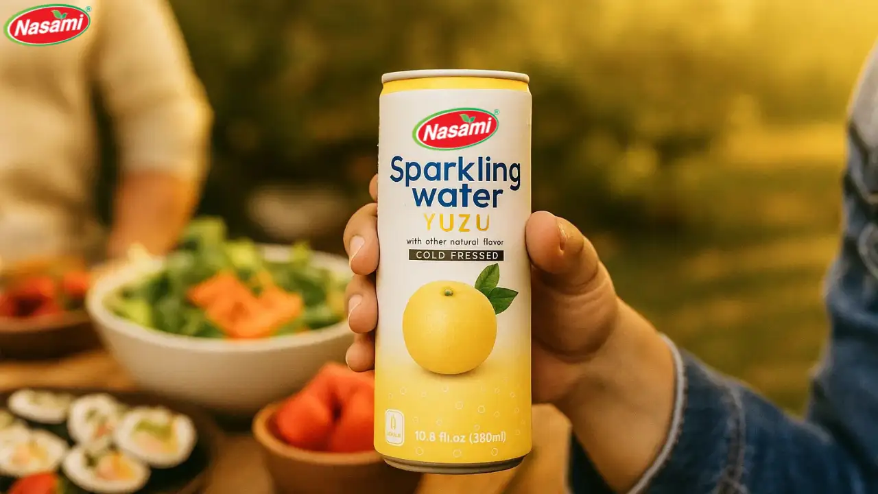 7 Must-Try Premium Yuzu Sparkling Juices for Pure Delight 3 Nasami-Premium-Yuzu-Sparkling-Juice-Outdoor-Lifestyle.