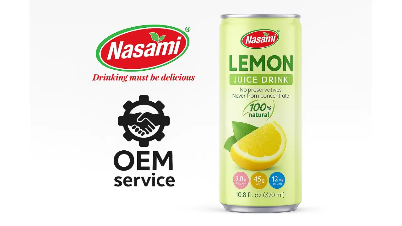 10 Powerful Reasons Why Pure Lemon Juice Not From Concentrate Reigns Supreme 4  Nasami logo and pure lemon juice not from concentrate OEM services.