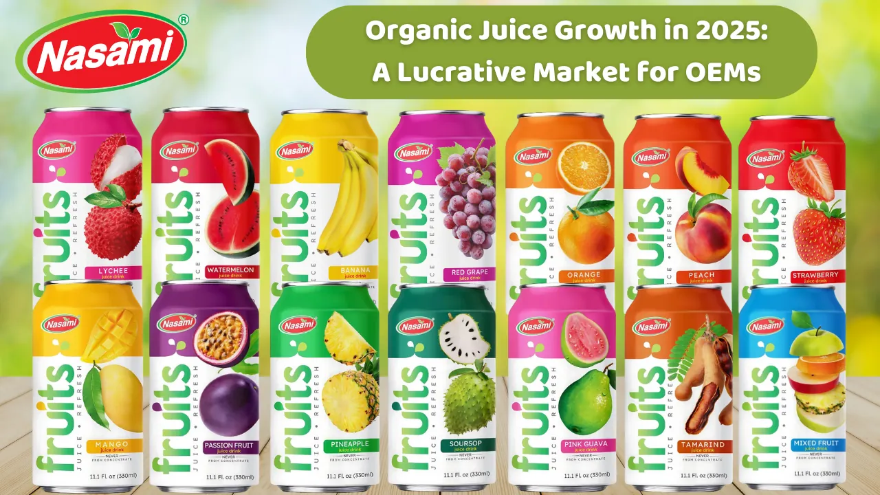 Organic Juice Growth in 2025: A Lucrative Market for OEMs