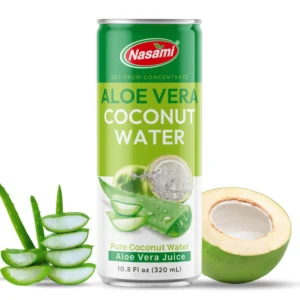 Pure Coconut Water mixed Aloe Vera Juice 320ml Can
