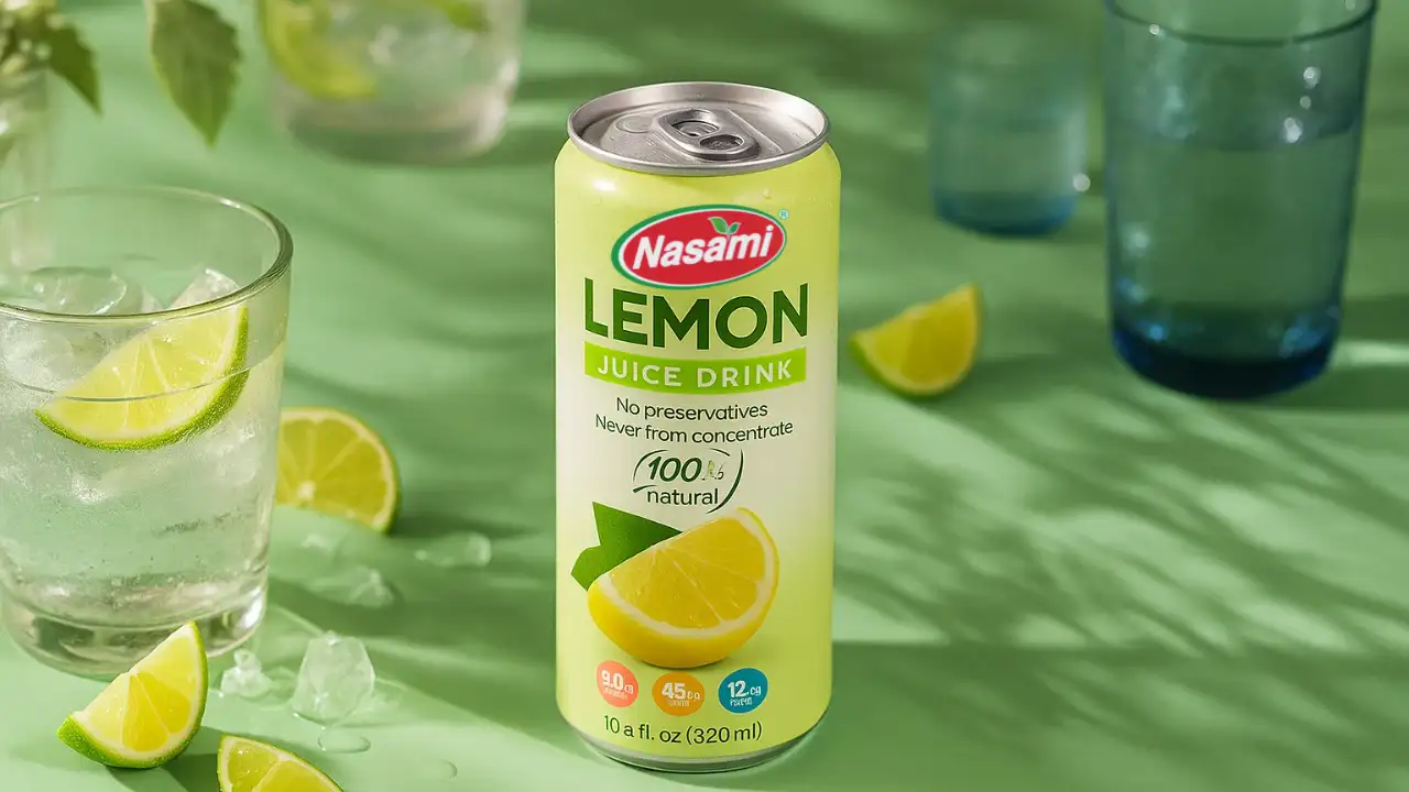 10 Powerful Reasons Why Pure Lemon Juice Not From Concentrate Reigns Supreme 1 Pure lemon juice not from concentrate bottle next to fresh lemons, highlighting natural quality.