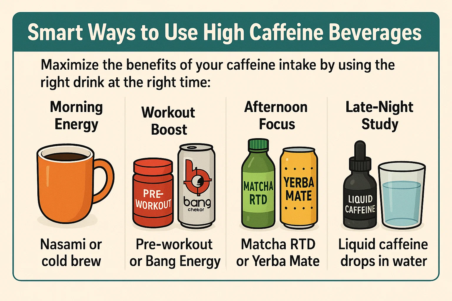 Top 7 High Caffeine Beverages to Boost Your Energy Fast 4 Smart Ways to Use High Caffeine Beverages