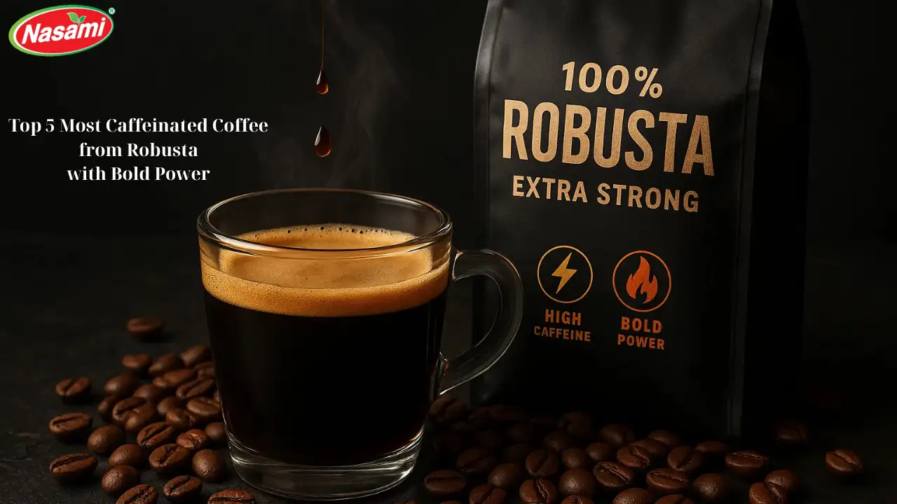 Top 5 Most Caffeinated Coffee from Robusta with Bold Power”
