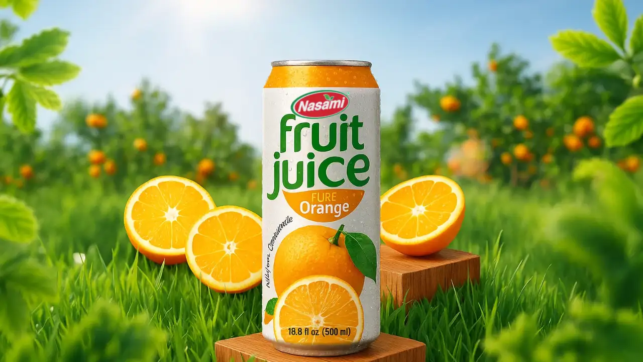 fresh orange fruit juice