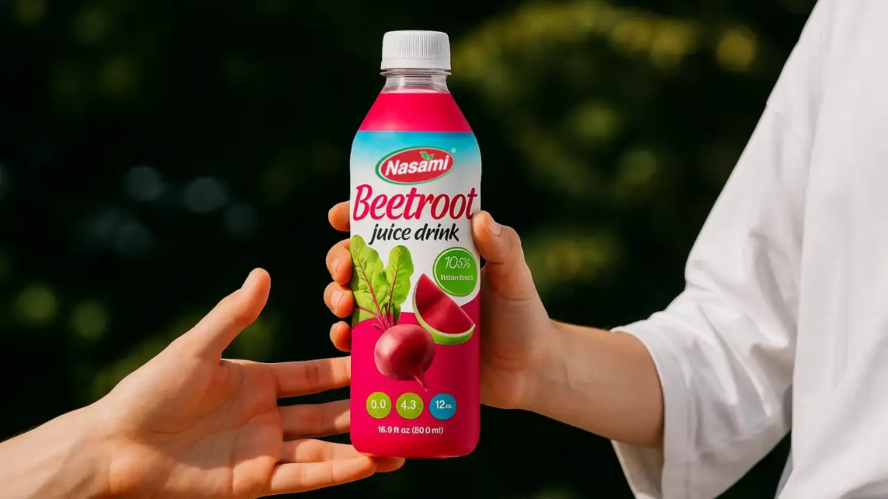 7Healthy Beet Juice Benefits Support Energy 3 healthy beet juice in bottle