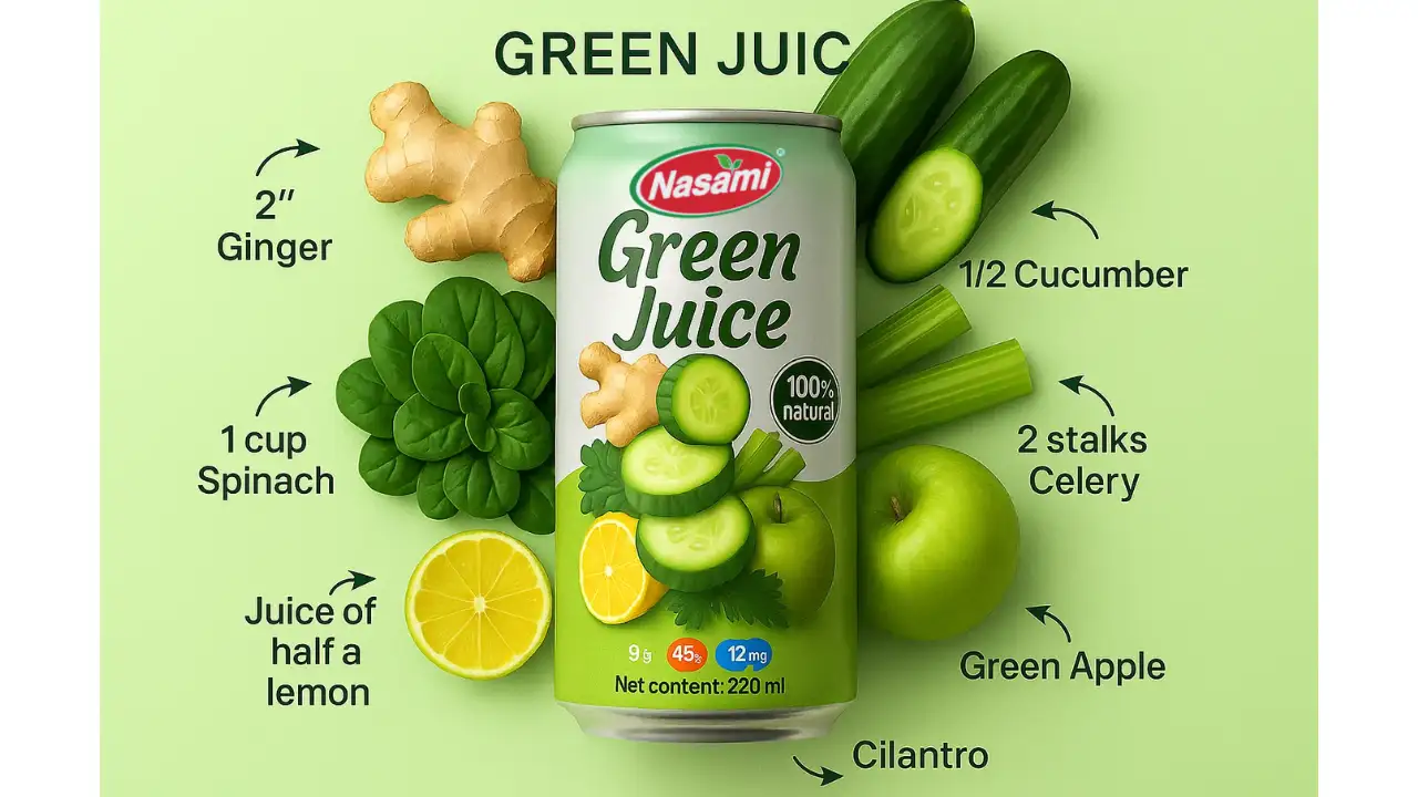 low calorie green juice ingredients