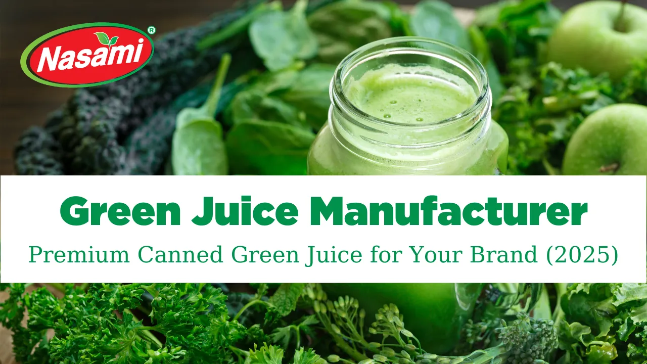 premium canned green juice for your brand (2025)