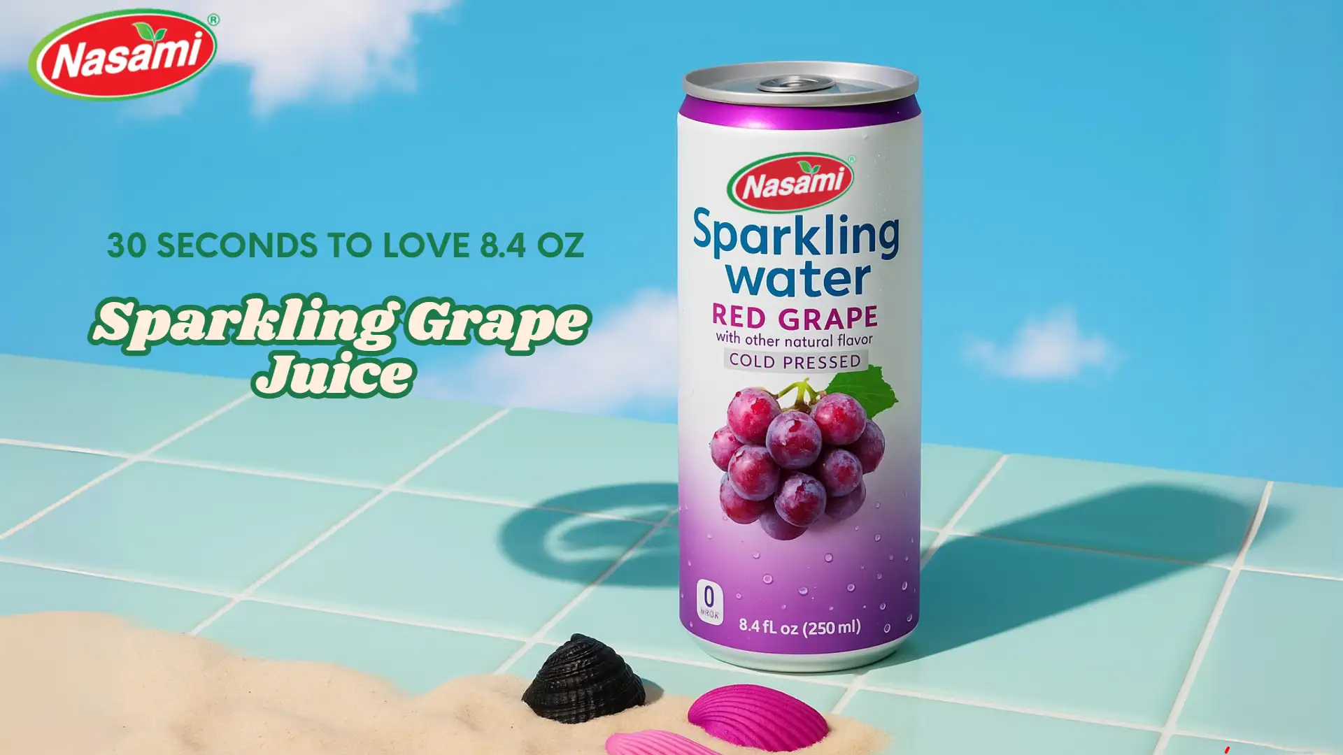 Just 30 Seconds to Love 8.4 oz Sparkling Grape Juice Forever 1 Just 30 Seconds to Love 8.4 oz Sparkling Grape Juice Forever