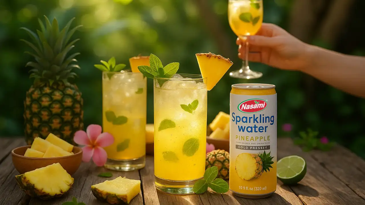 6 Amazing Sparkling Pineapple Juice Ideas to Love 3 sparkling pineapple juice tasting